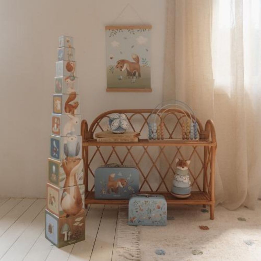 Little Dutch Koffertje Forest Friends Blue - 2 stuks