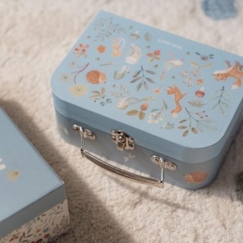 Little Dutch Koffertje Forest Friends Blue - 2 stuks
