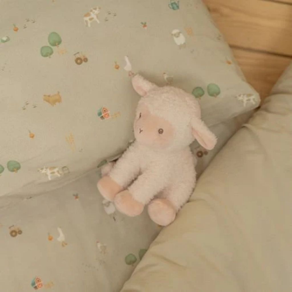 Little Dutch Dekbedovertrek voor bed Little Farm Olive Green