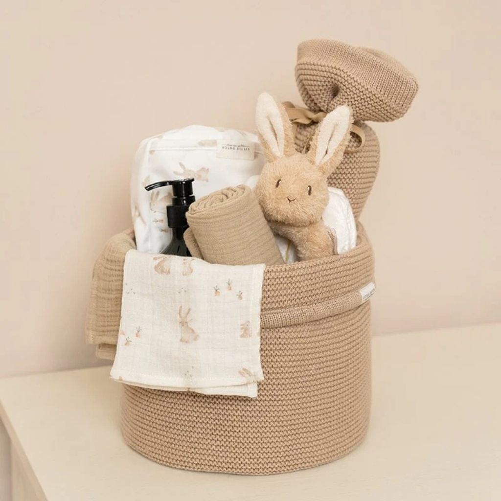 Little Dutch Opbergmand Basic Knit beige