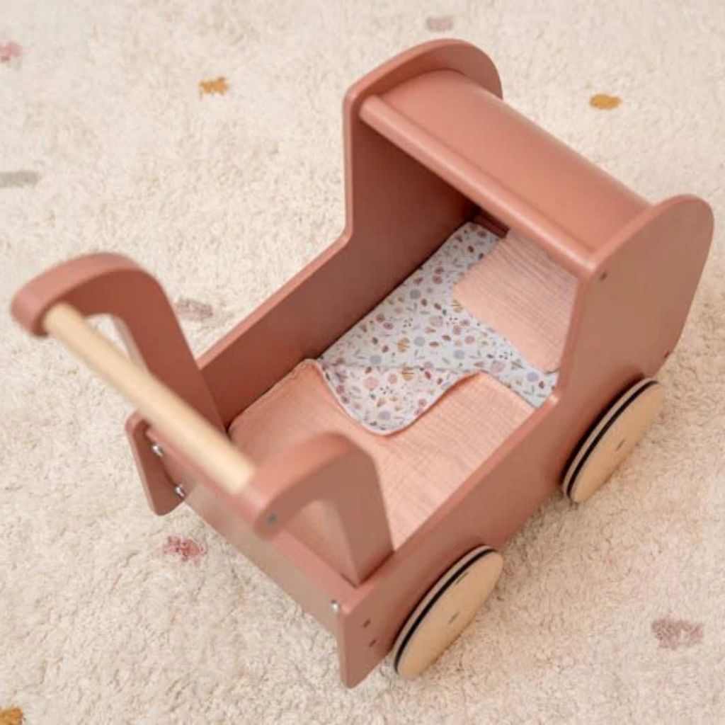 Little Dutch Poppenwagen Rose