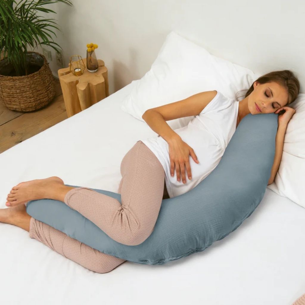 doomoo Hoes voor borstvoedingskussen Comfy Big blauw