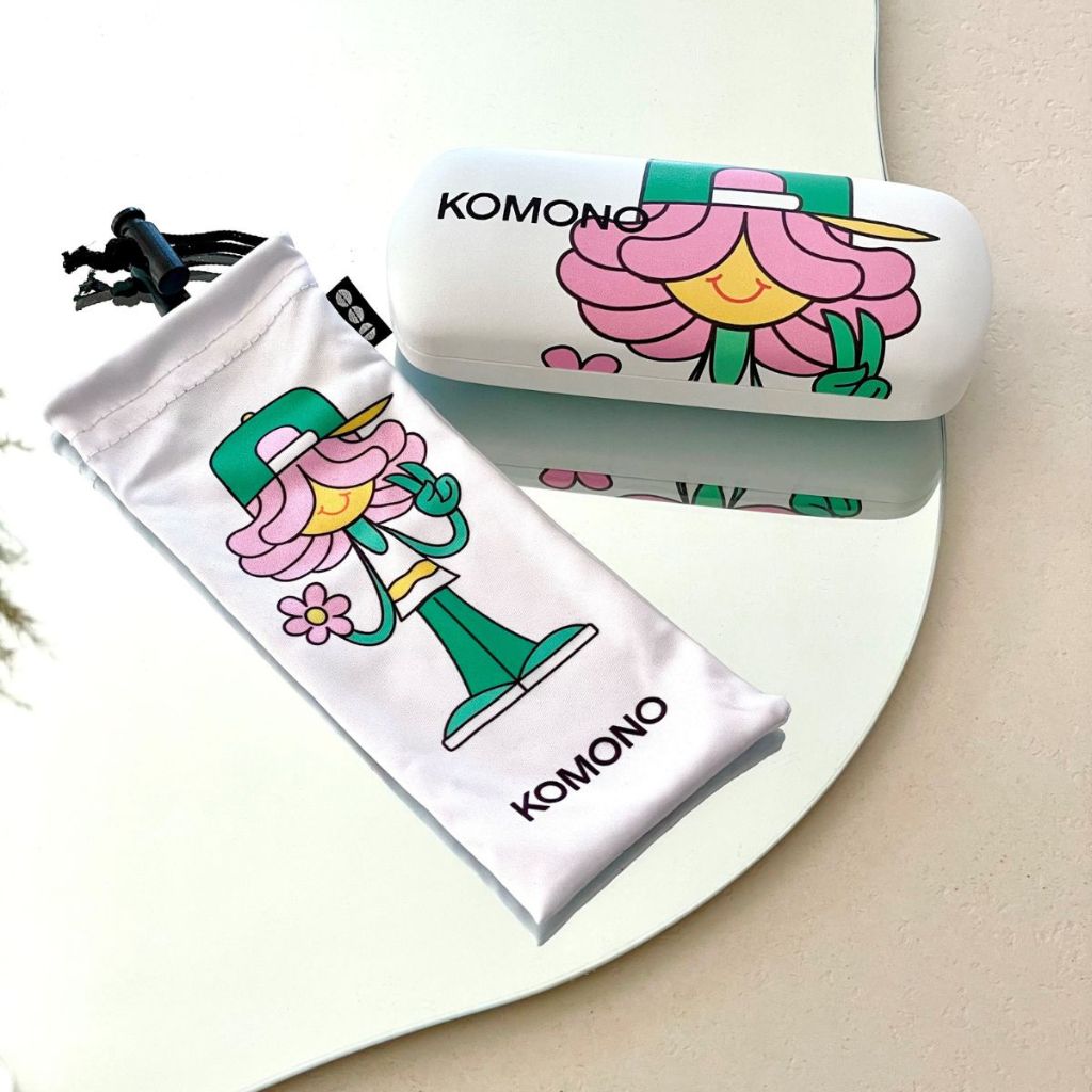 KOMONO Zonnebril Bebe Kiddos Blush van 0 jaar tot 1 jaar