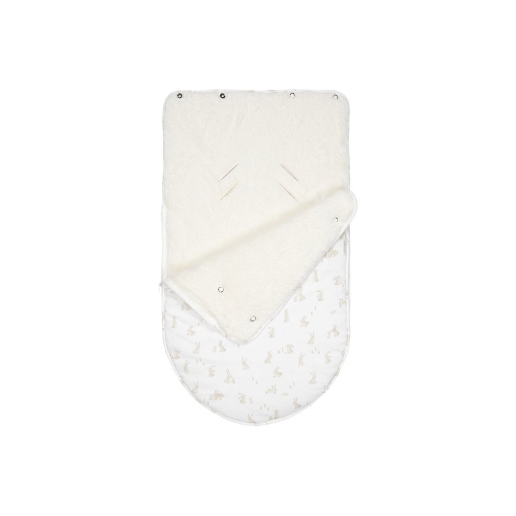 Little Dutch Voetenzak voor draagbare autostoel Baby Bunny