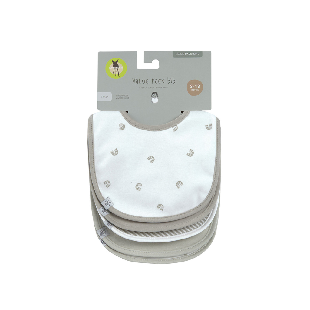 Lässig Bavoir Rainbow Multi - 5 pièces