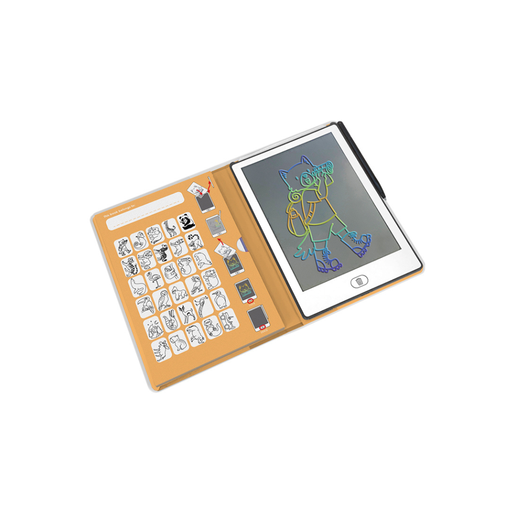 Kidywolf Tablette à dessin avec écran LCD Kidydraw - Animaux