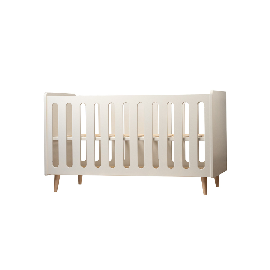 Pericles Chambre de bébé 3 pièces (lit L 120 x Lg 60 cm + commode avec rallonge + armoire 2 portes) Nomad Dune Beige