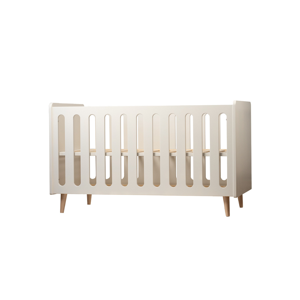 Pericles Lit pour bébé convertible Nomad Dune Beige L 140 x Lg 70 cm 