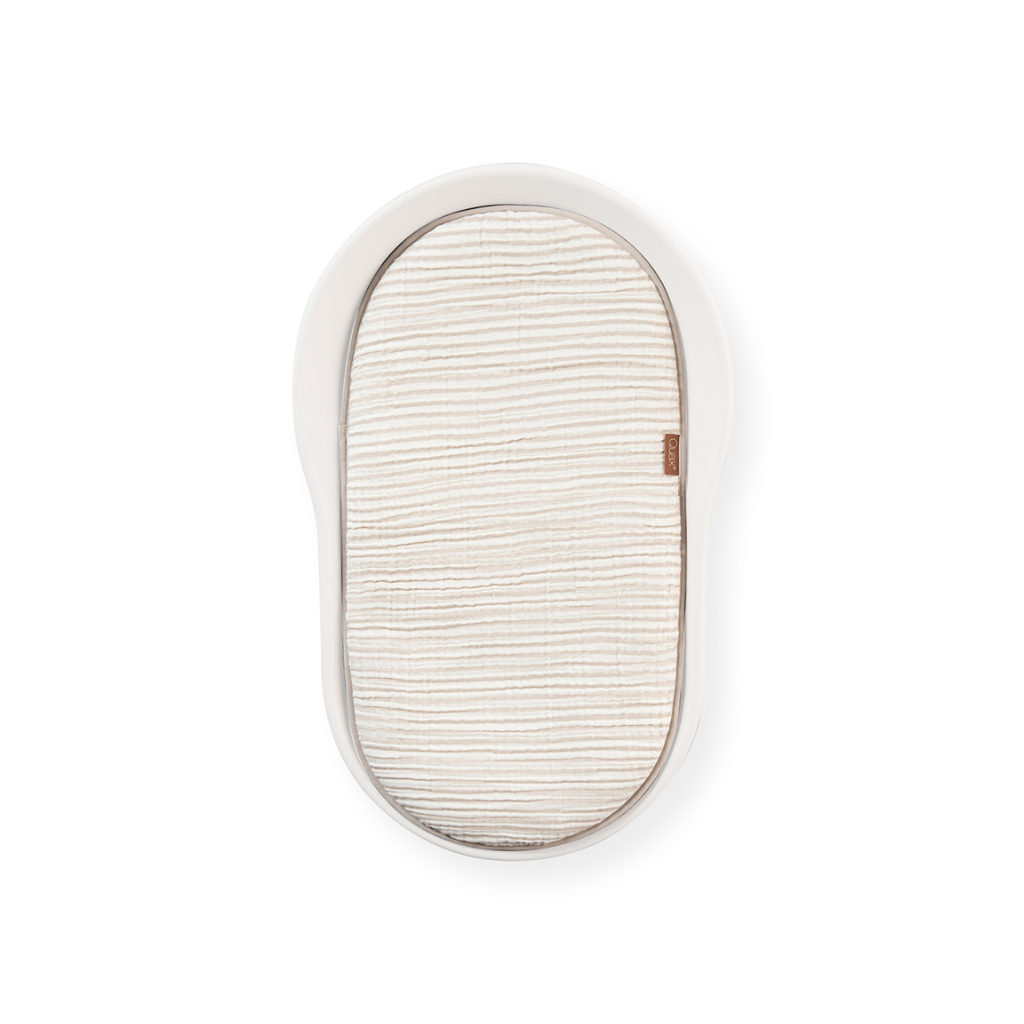 Quax Coussin à langer Mamee Stripes Natural