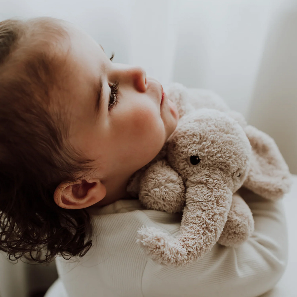 Flow Peluche George Heartbeat comforter Blush