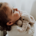 Flow Peluche George Heartbeat comforter Blush