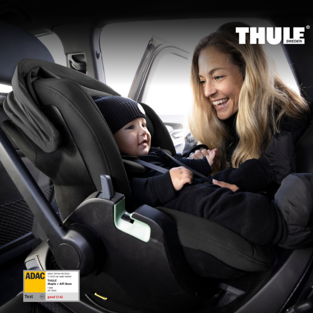 Thule Siège-auto portable Maple Groupe 0+ Black