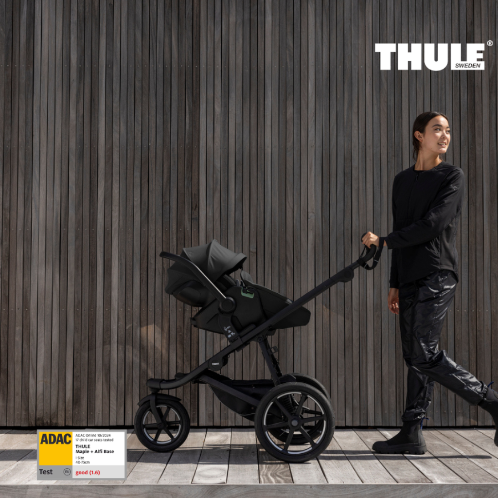 Thule Siège-auto portable Maple Groupe 0+ Black