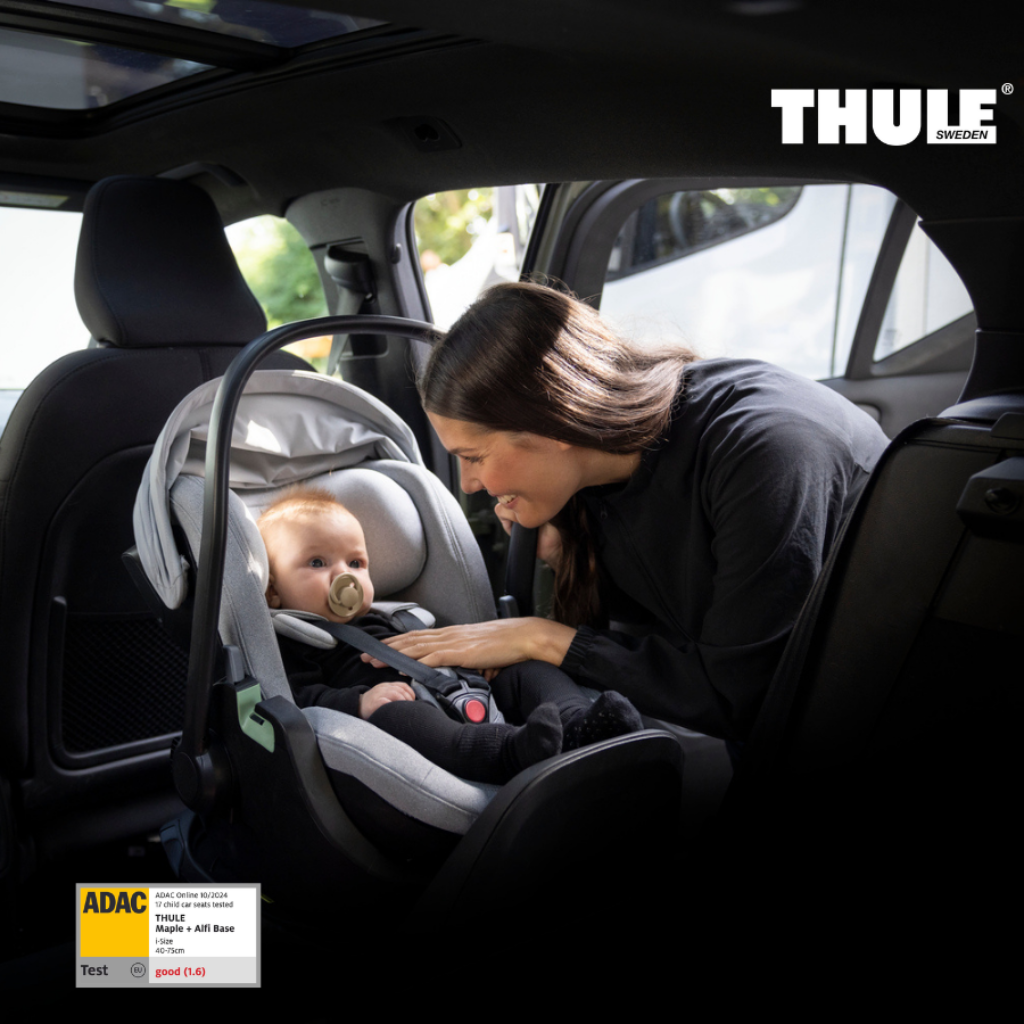 Thule Siège-auto portable Maple Groupe 0+ Light Grey