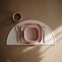 Mushie Vork en lepel Blush