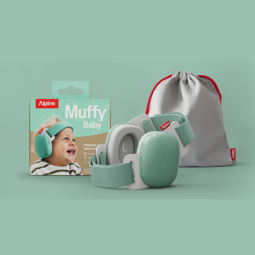 Alpine Casque antibruit Muffy Baby Green
