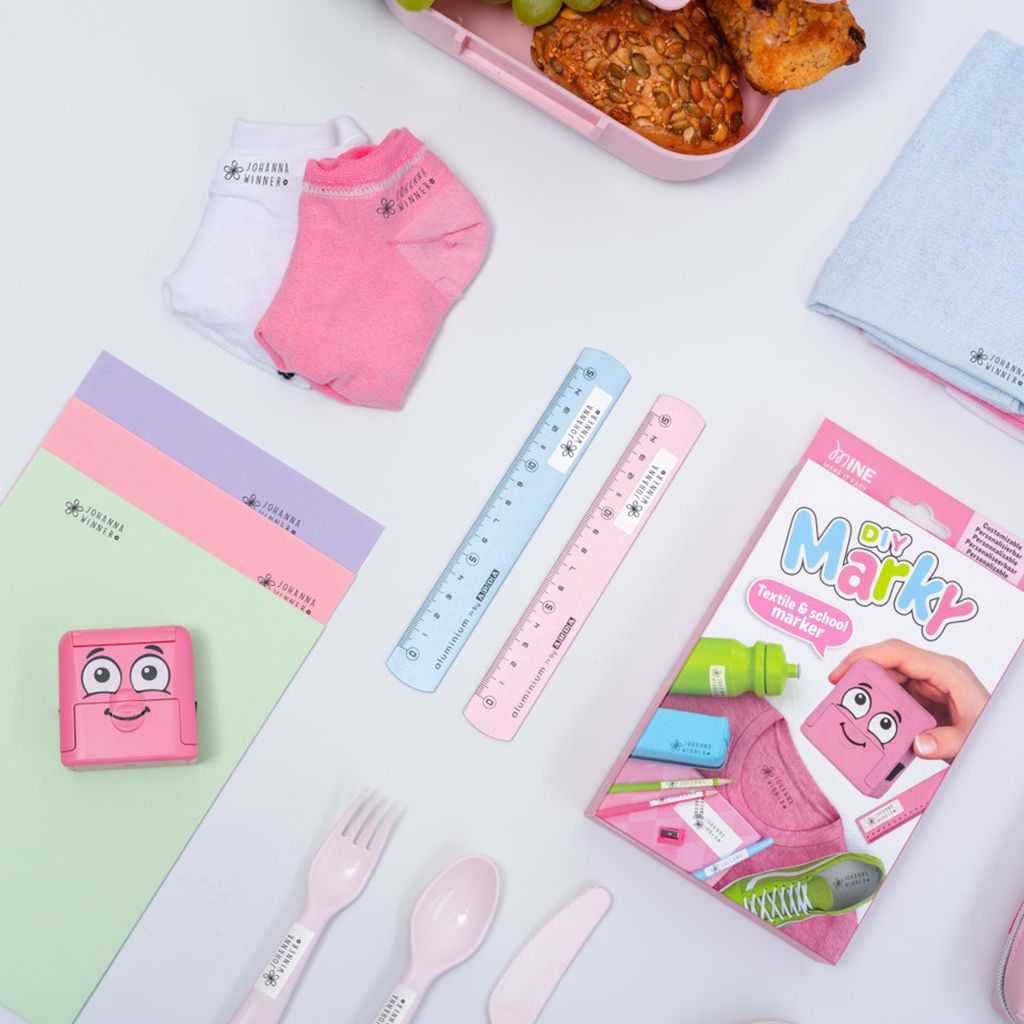 MARKY personaliseerbare stempel roze