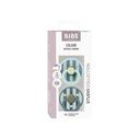 Bibs Sucette + 0 mois STUDIO Pack Block Nordic Mint Petrol Mix - 2 pièces