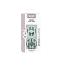 Bibs Sucette + 6 mois STUDIO Pack Block Nordic Mint Petrol Mix - 2 pièces