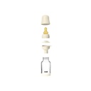 Bibs Glazen zuigfles Standaard Volledige Set Ivory 120 ml