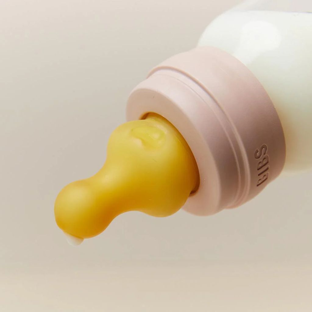 Bibs Antikoliekspeen latex langzame melktoevoer - 2 stuks