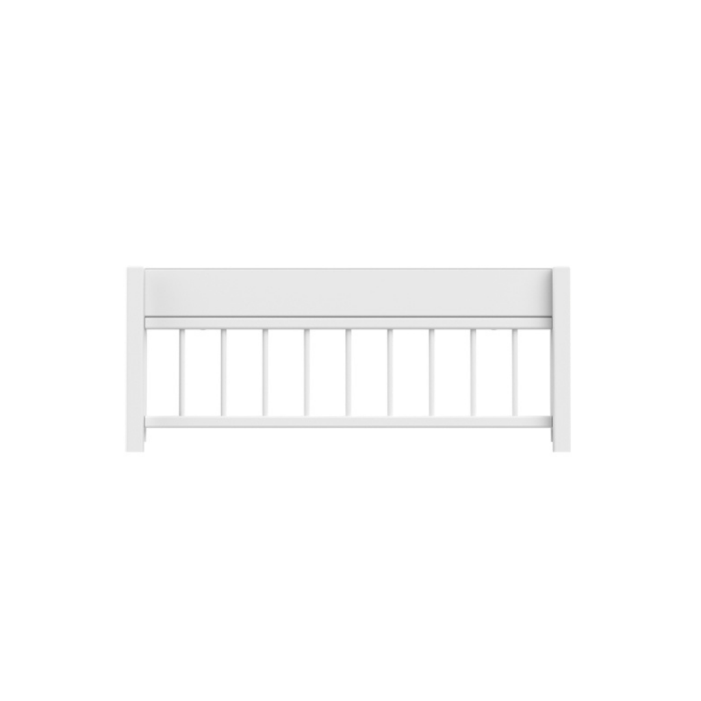 LIFETIME Barrière de lit étroite blanc laqué