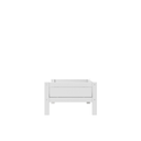 LIFETIME Lit-cabane 4-en-1 avec cadre de toit + sommier Lg 90 x L 200 cm