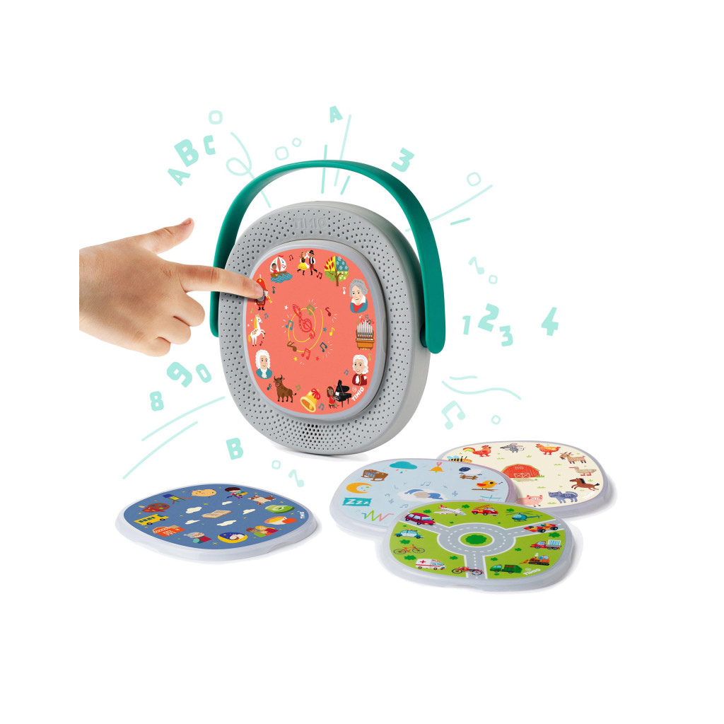 Timio Lecteur éducatif d'audio et de musique Starter Kit + 5 nouveaux disques