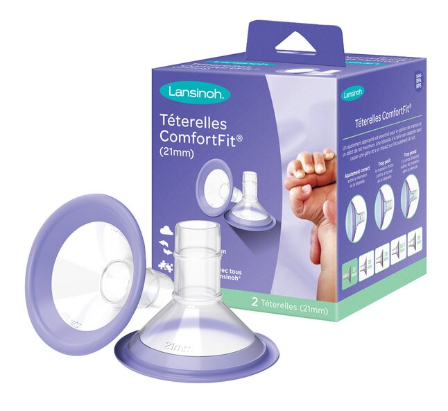 Lansinoh Borstschild Comfort Fit 21 mm - 2 stuks