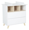 Quax 3-delige babykamer (bed + commode + kast met 3 deuren) Loft