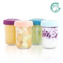 Babymoov 4 bewaarpotjes 240 ml