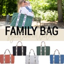 Childhome Verzorgingstas Family bag Signature canvas Groen