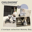 Childhome Verzorgingstas Mommy bag Signature Canvas Grijs