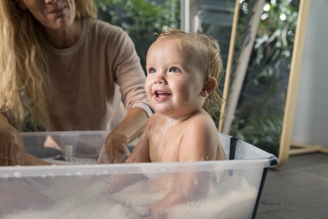 Stokke® Badje Flexi Bath® XL Transparent Blue