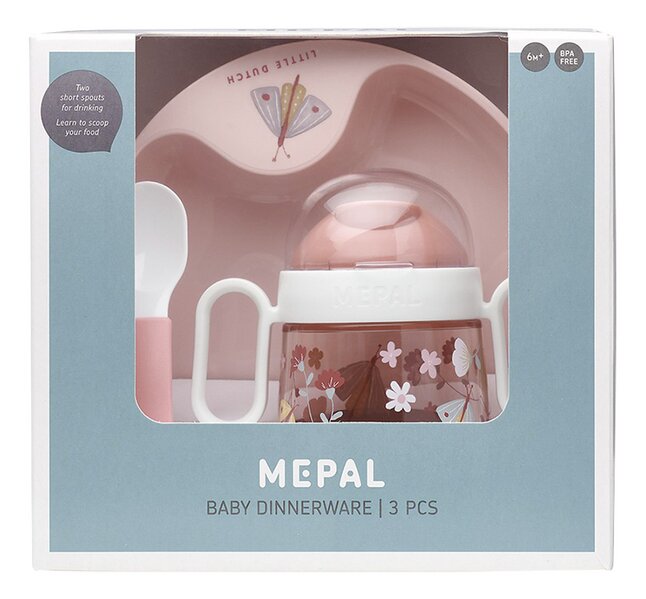 Mepal Eetset 3-delig Flowers & Butterflies 