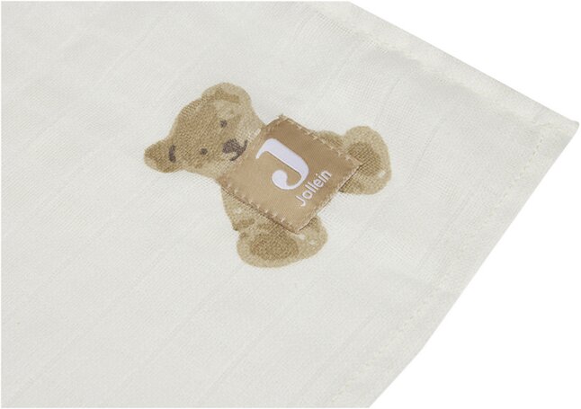 Jollein Tetradoek Teddy Bear XL - 2 stuks