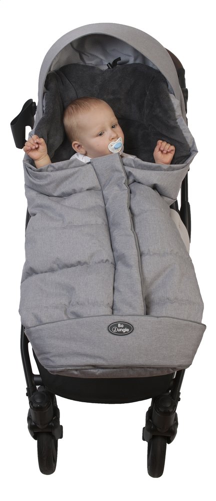 Bo Jungle Voetenzak voor kinderwagen B-Thermo Light Grey