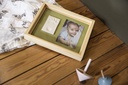 Baby Art Fotokader met gipsafdruk Pure Frame  Wood