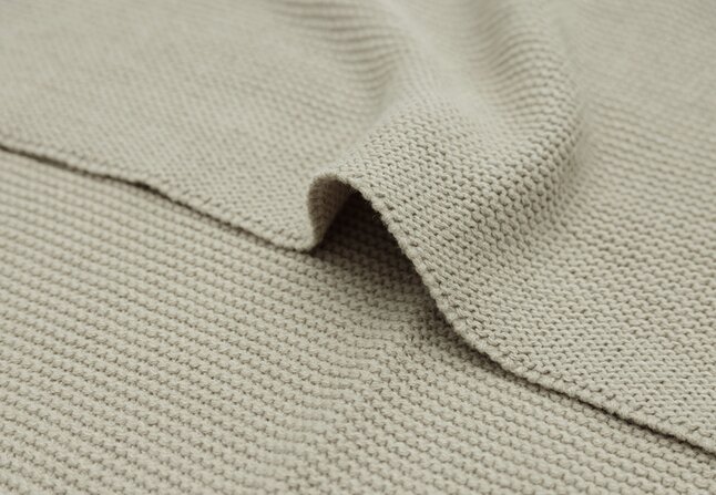 Jollein Deken voor wieg of park Basic Knit  Olive Green 