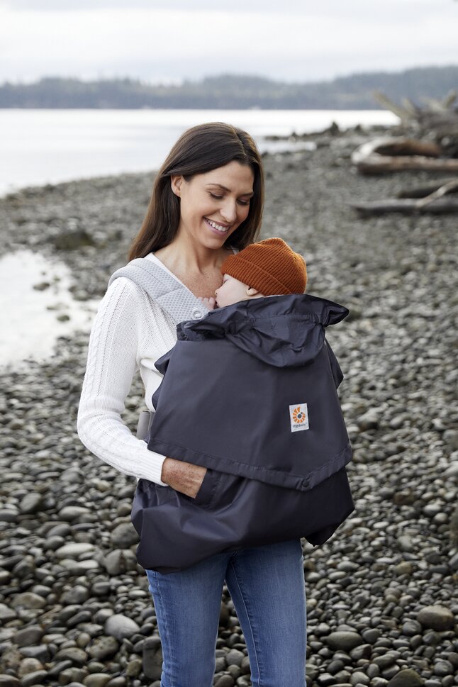 ERGObaby Regencape Rain & Wind Carrier Cover Charcoal