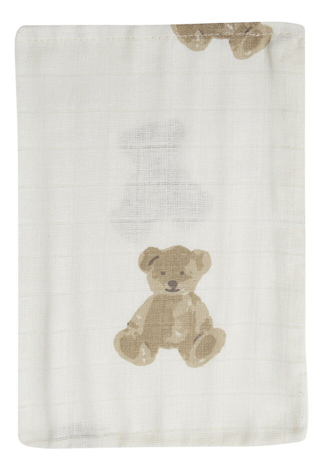 Jollein Washandje Teddy Bear - 3 stuks