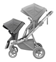 Thule Extra zitje voor duokinderwagen Sleek Grey Melange