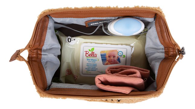 Childhome Toiletzak Baby Necessities teddy beige