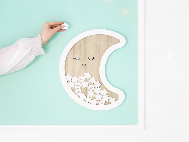 JEP! Houten gastenboek Moon