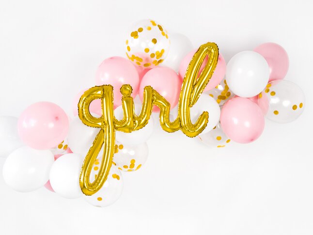 JEP! Folieballon Girl Gold
