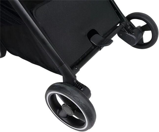 Topmark 2-in-1 Kinderwagen Diaz Black