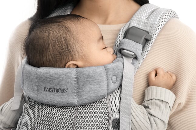 BabyBjörn Combidrager Harmony 3D-mesh zilver