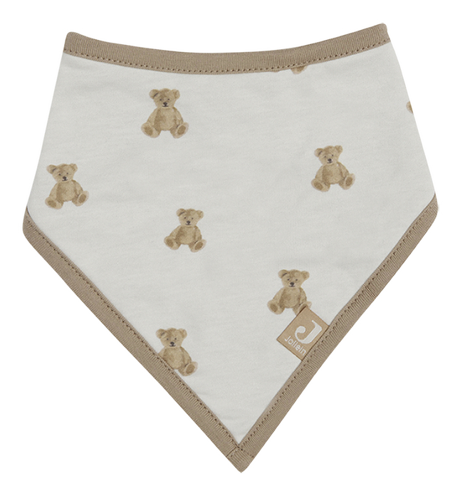 Jollein Bandana slab Teddy Bear bruin - 2 stuks