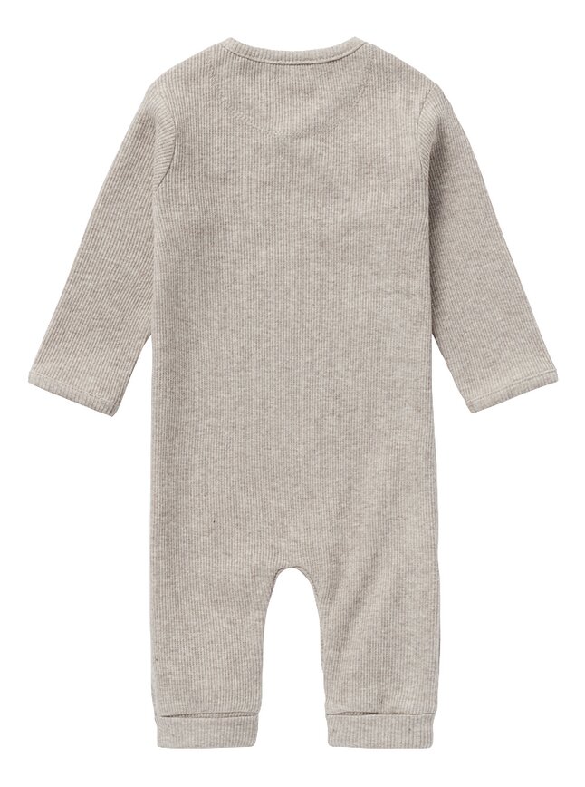 Noppies Pyjama Rib Nevis Taupe Grey