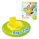 Intex Zwemband Baby Float 76 cm geel/groen